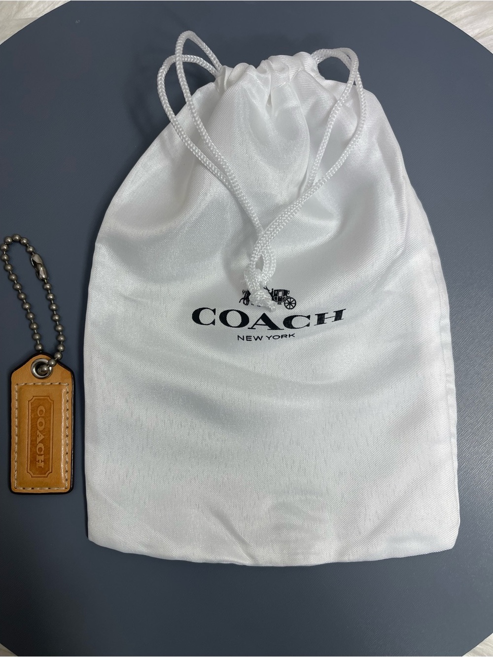 Bundle of Coach Hangtag and Small Dustbag